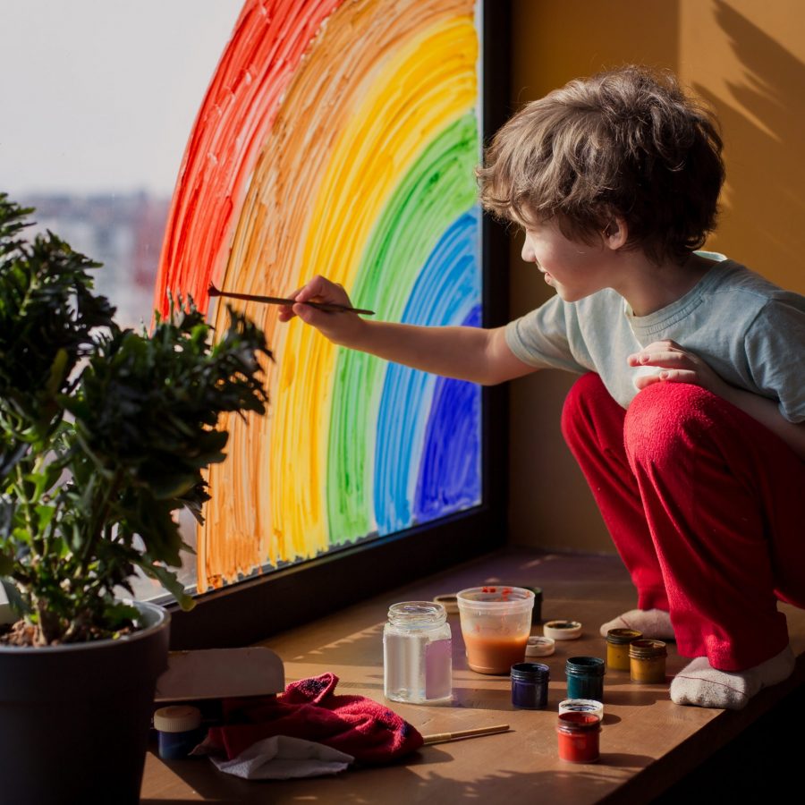 The Verdancy Group Sustainability Training Rainbow Painting
